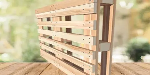 Palete de madeira PBR